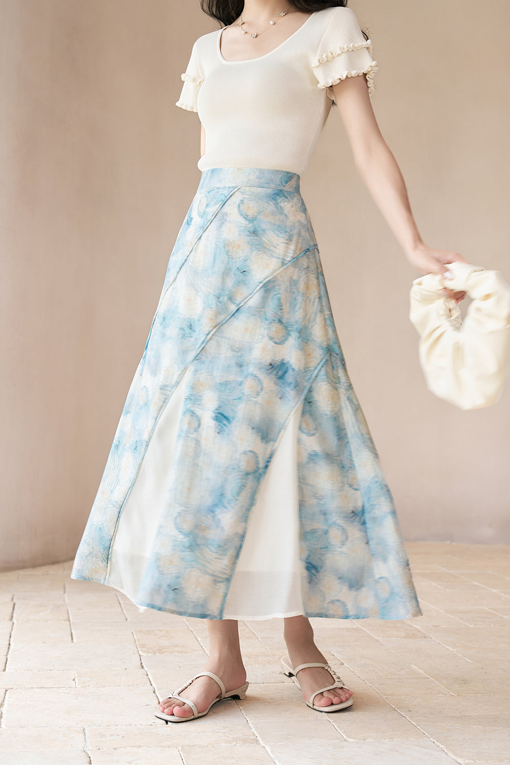 Rok Maxi A Line untuk Wanita