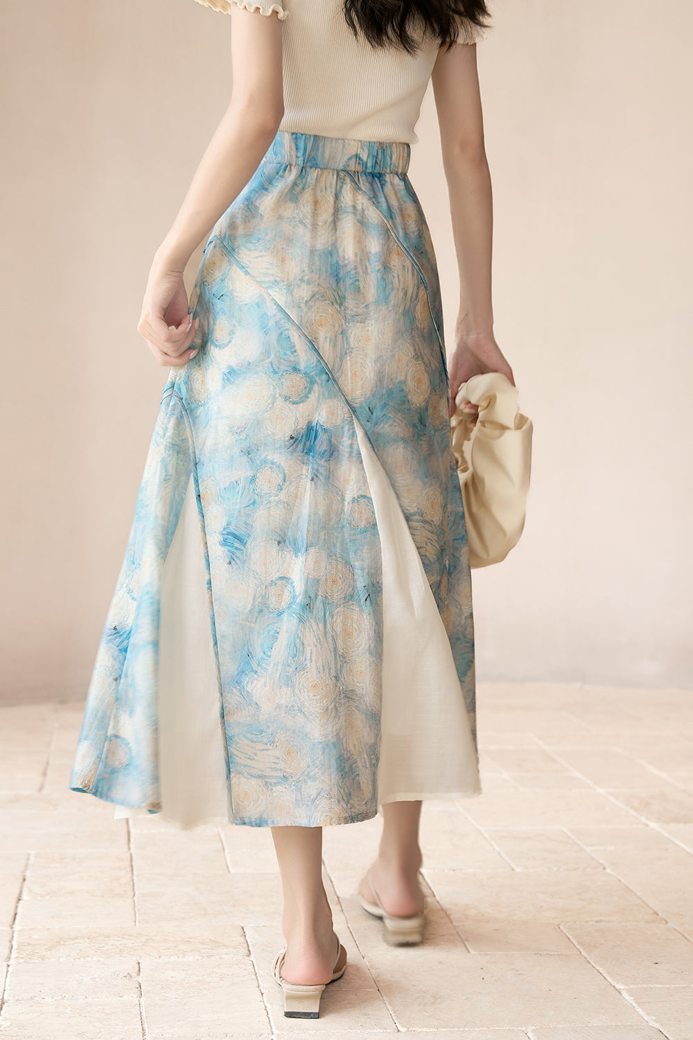 Rok Maxi A Line untuk Wanita