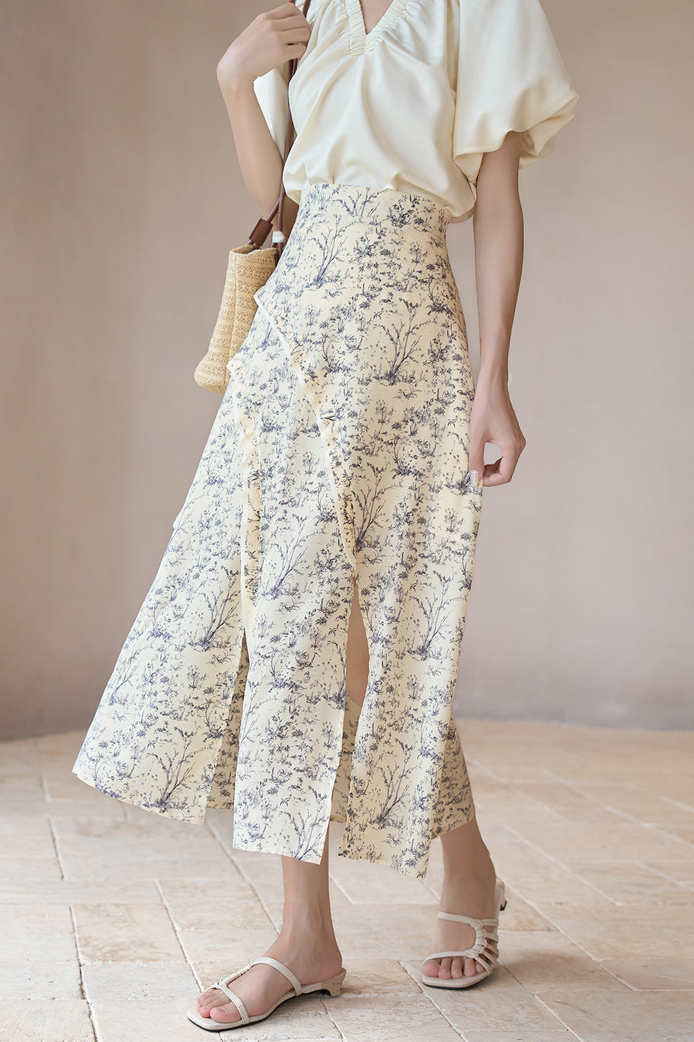 A Line Maxi Skirt for Women