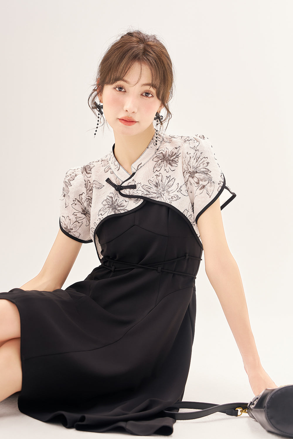 여성용 미디 드레스 슈트