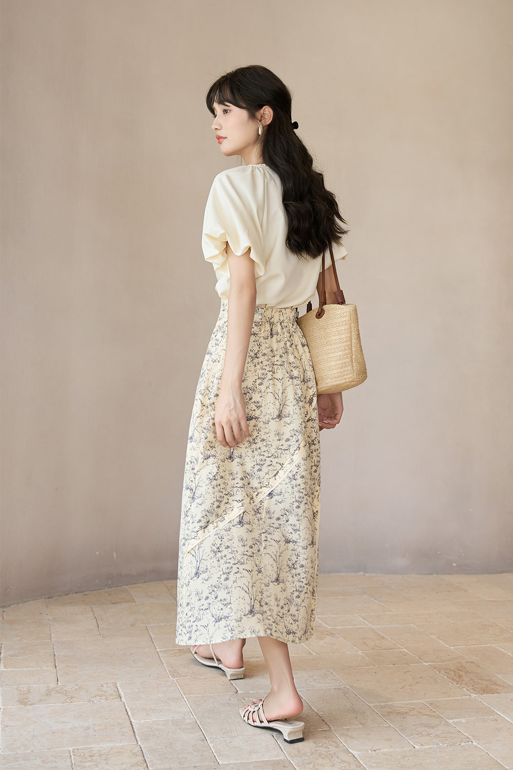 A Line Maxi Skirt for Women