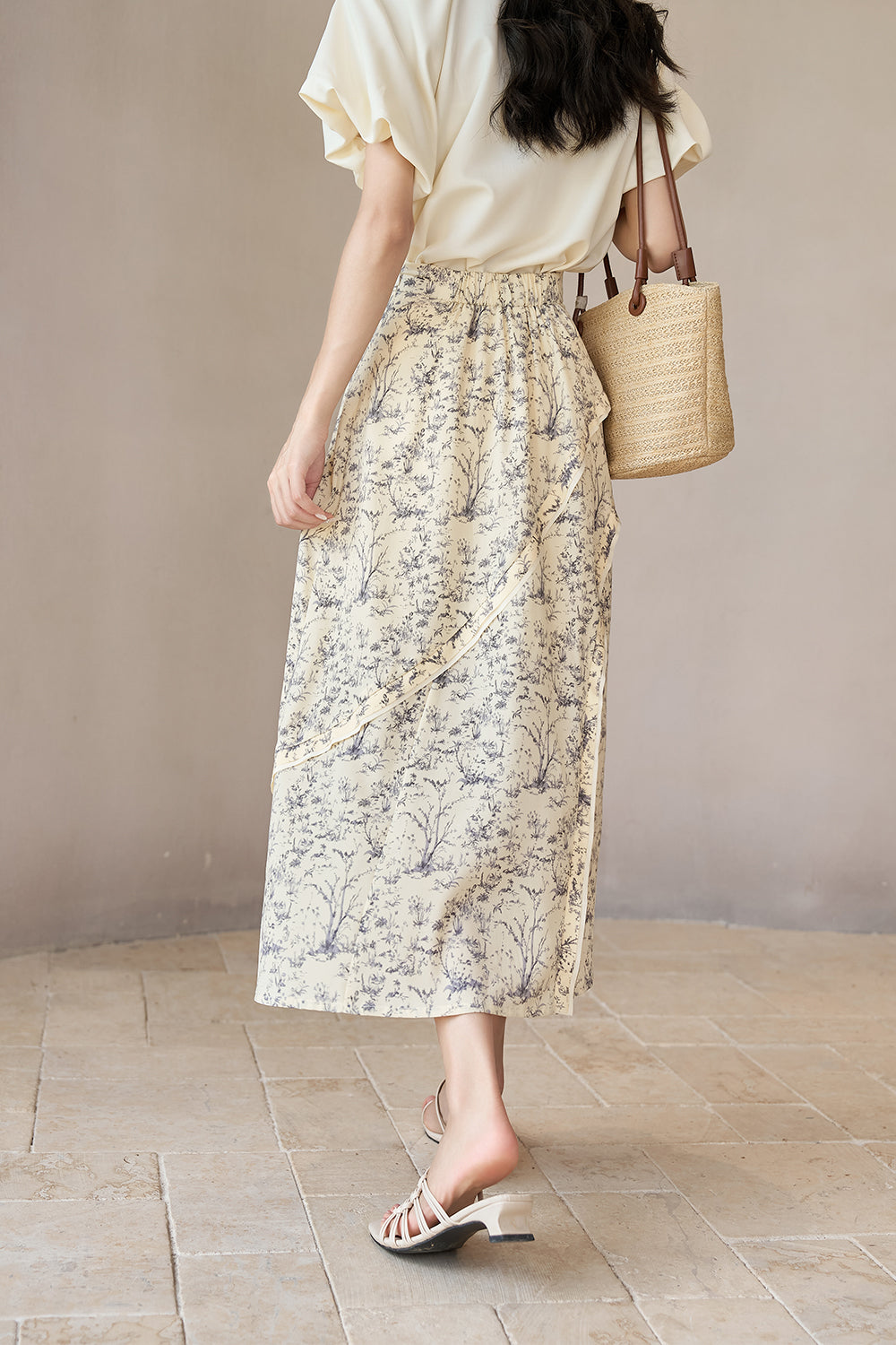 A Line Maxi Skirt for Women