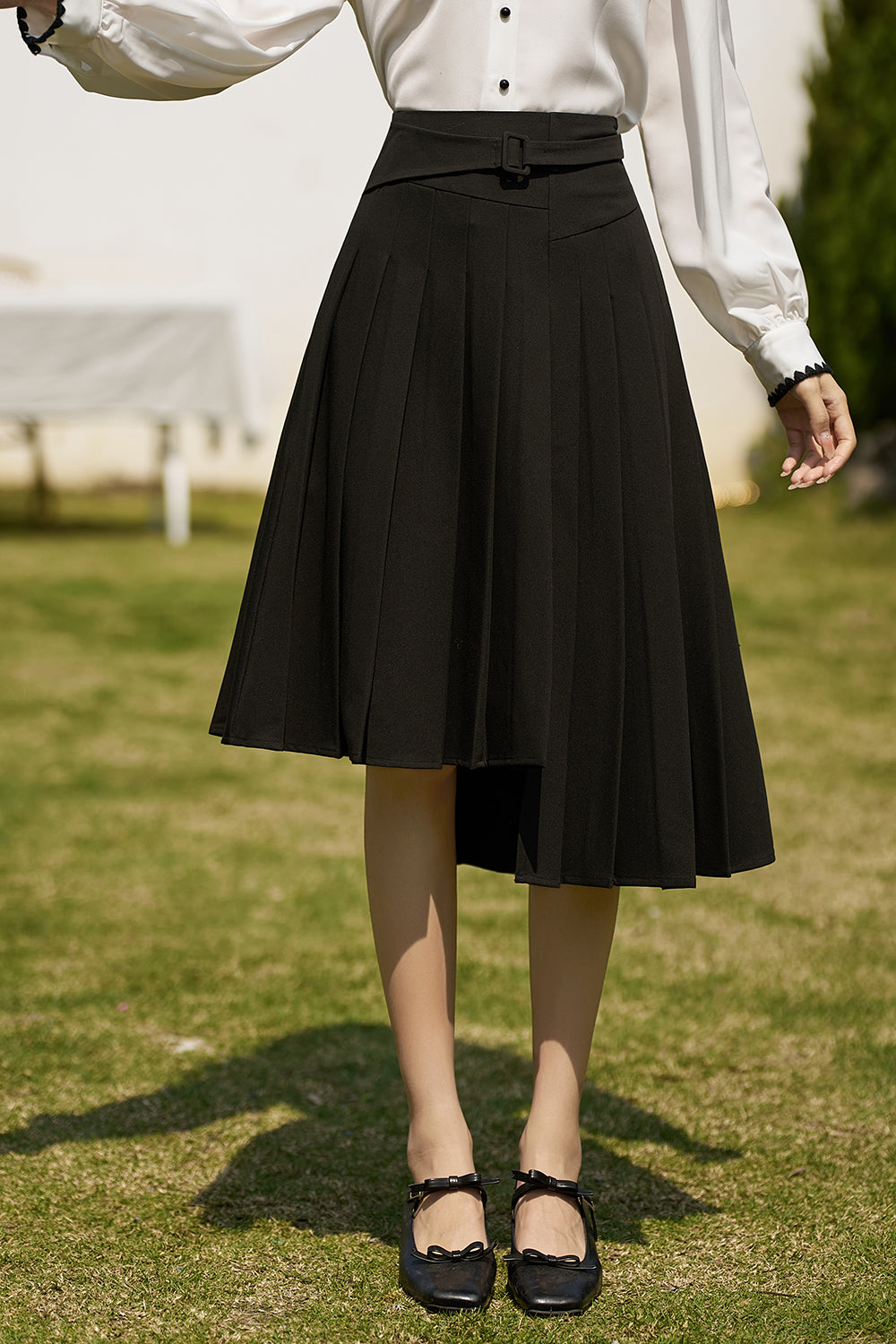 A Line Maxi Skirt for Women