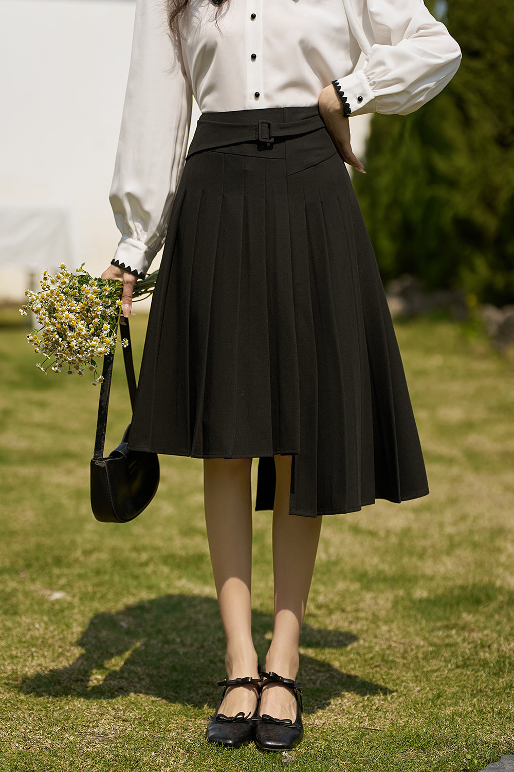 A Line Maxi Skirt for Women