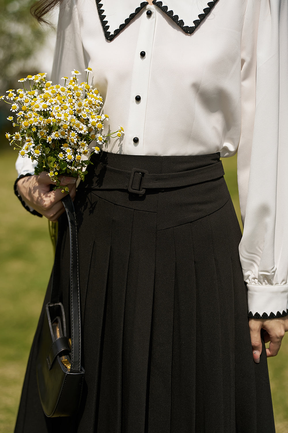 A Line Maxi Skirt for Women