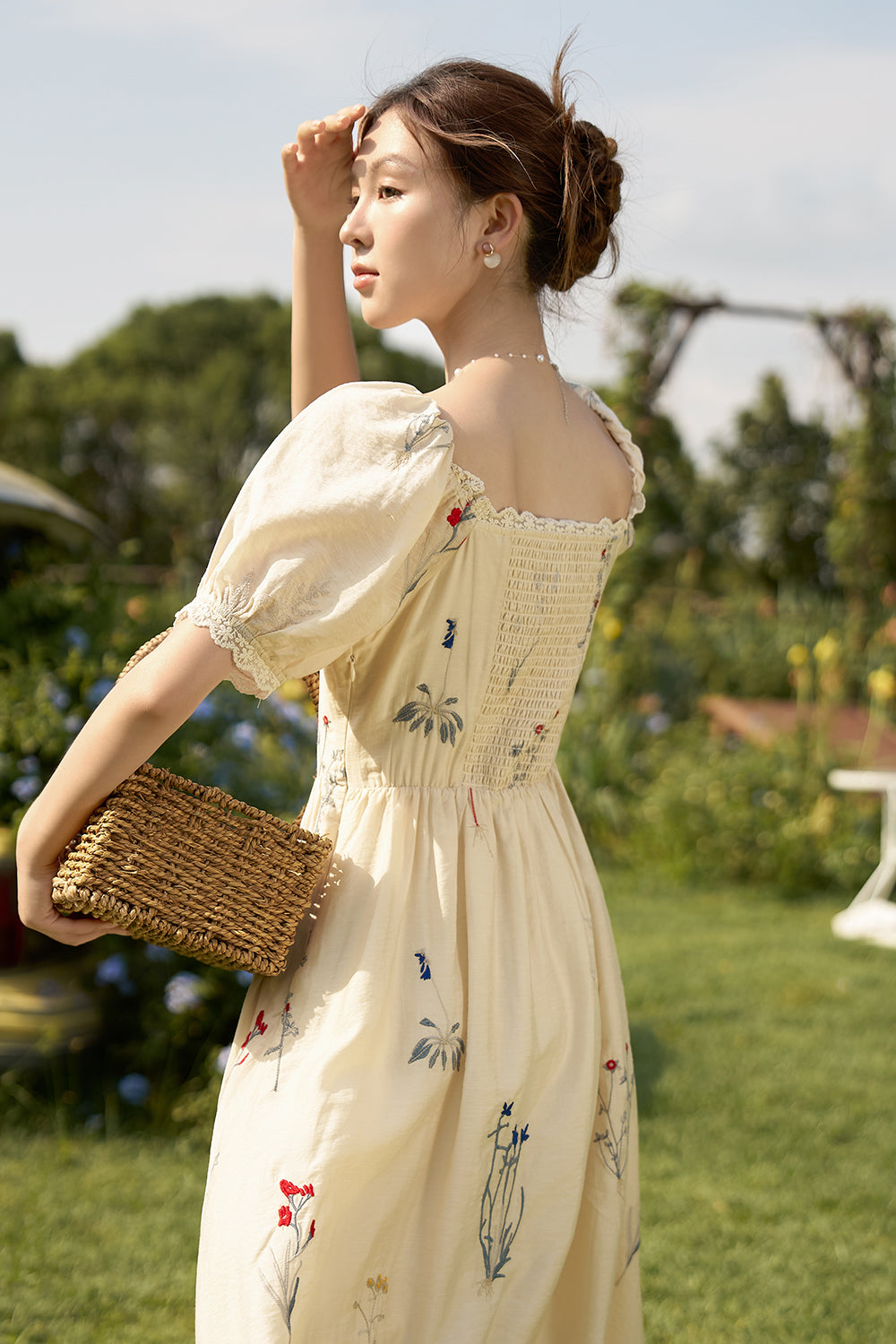 A-line Floral Maxi Dress for Women