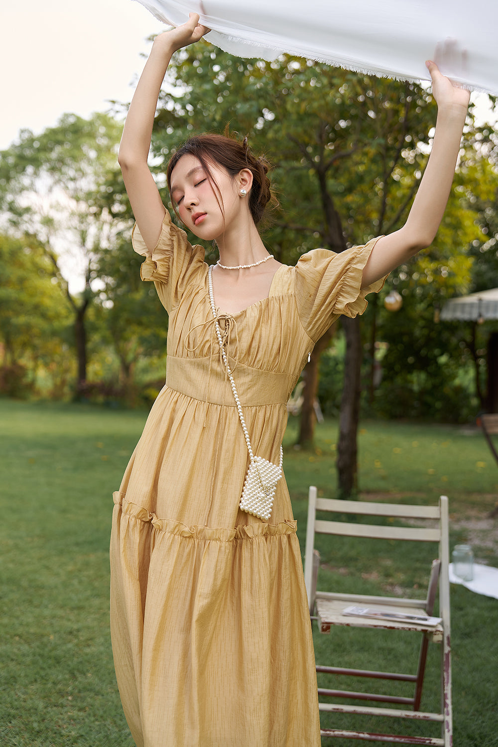 A-line Floral Maxi Dress for Women