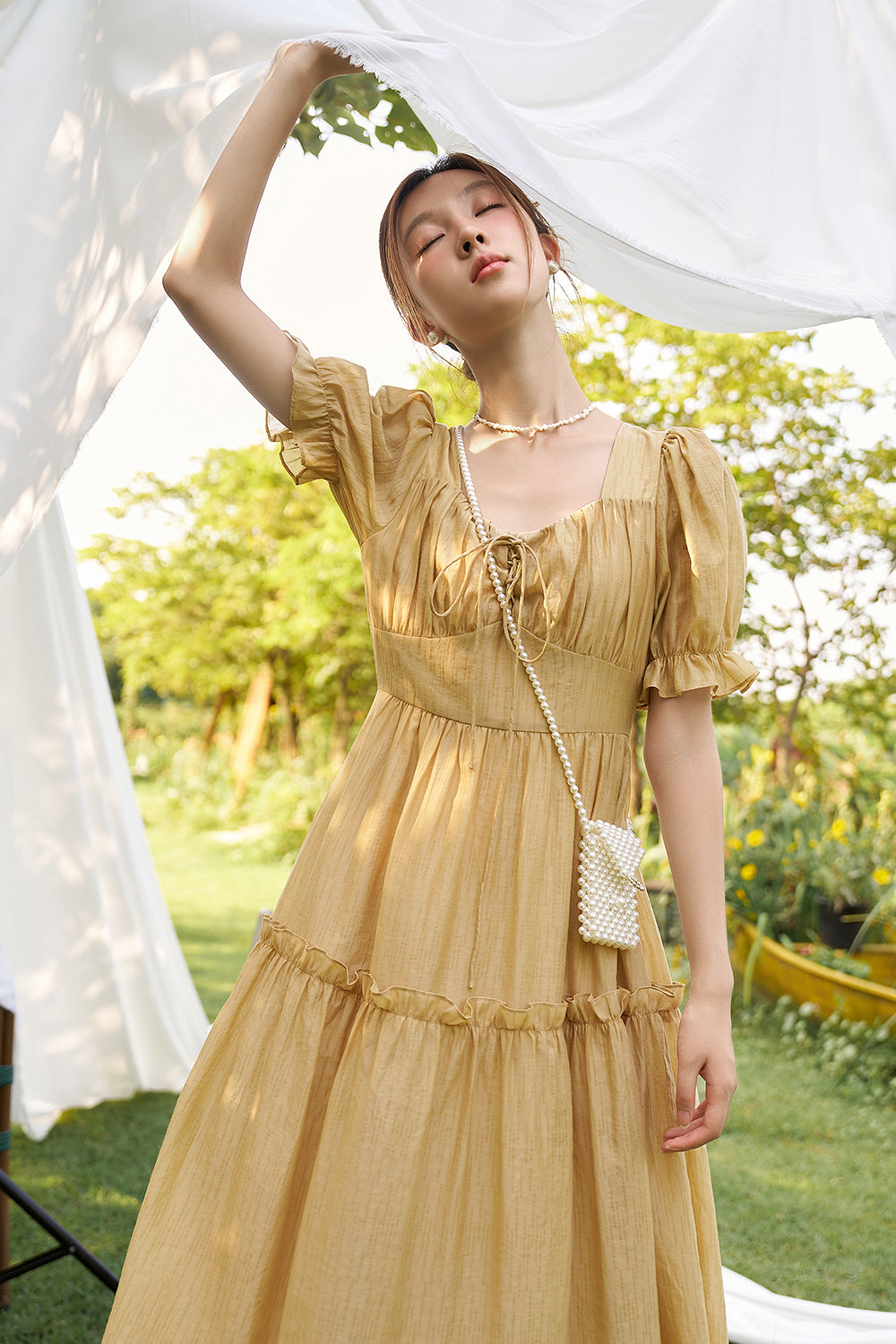 A-line Floral Maxi Dress for Women