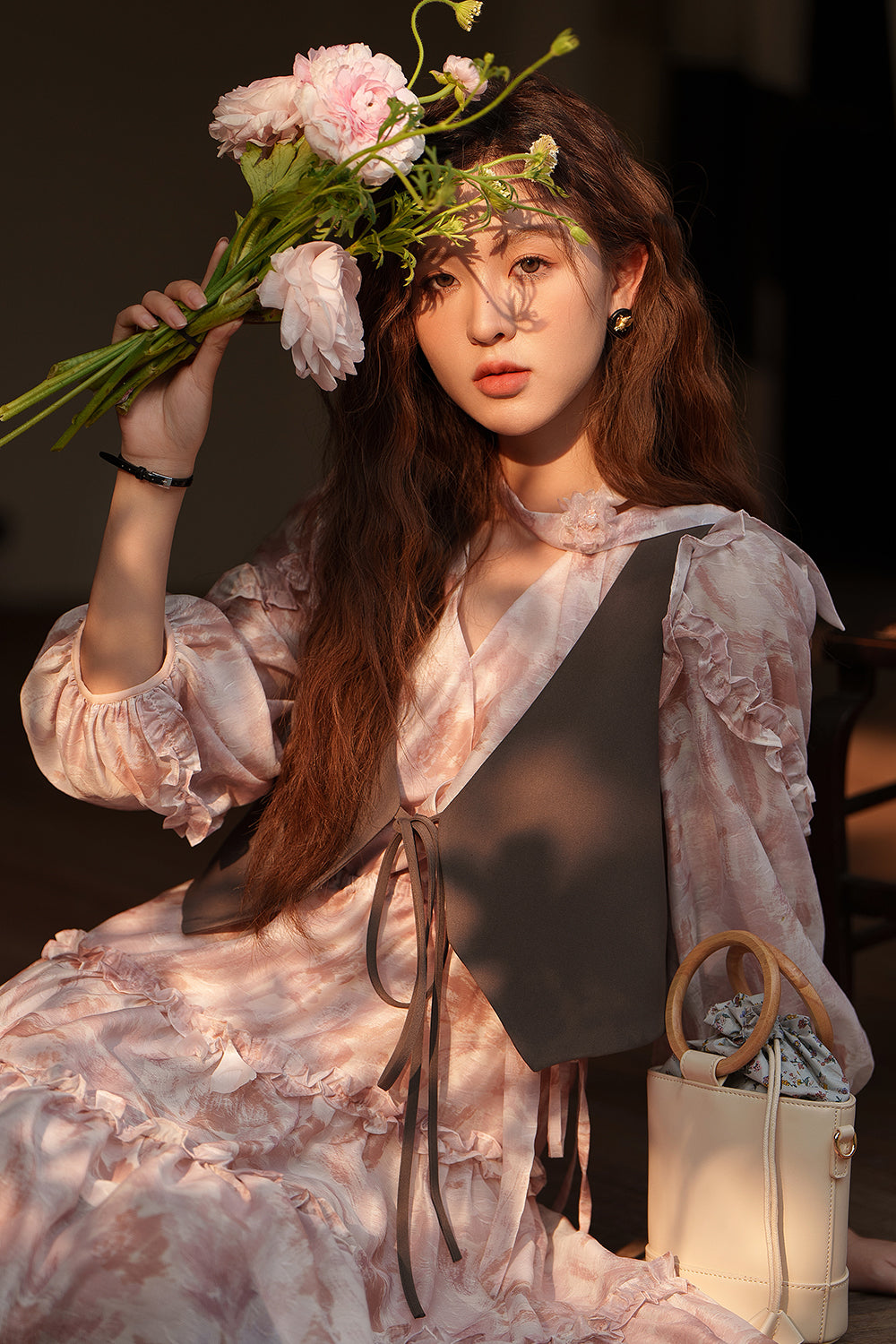 Váy Maxi Hoa Chữ A Cho Nữ
