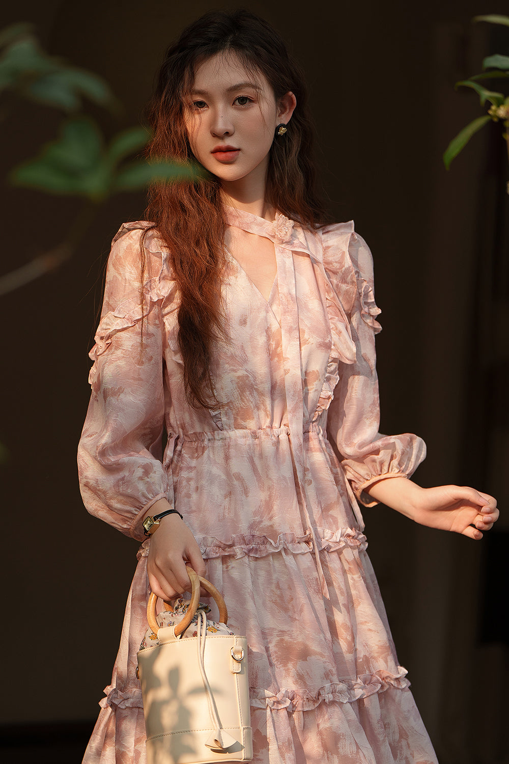 Váy Maxi Hoa Chữ A Cho Nữ