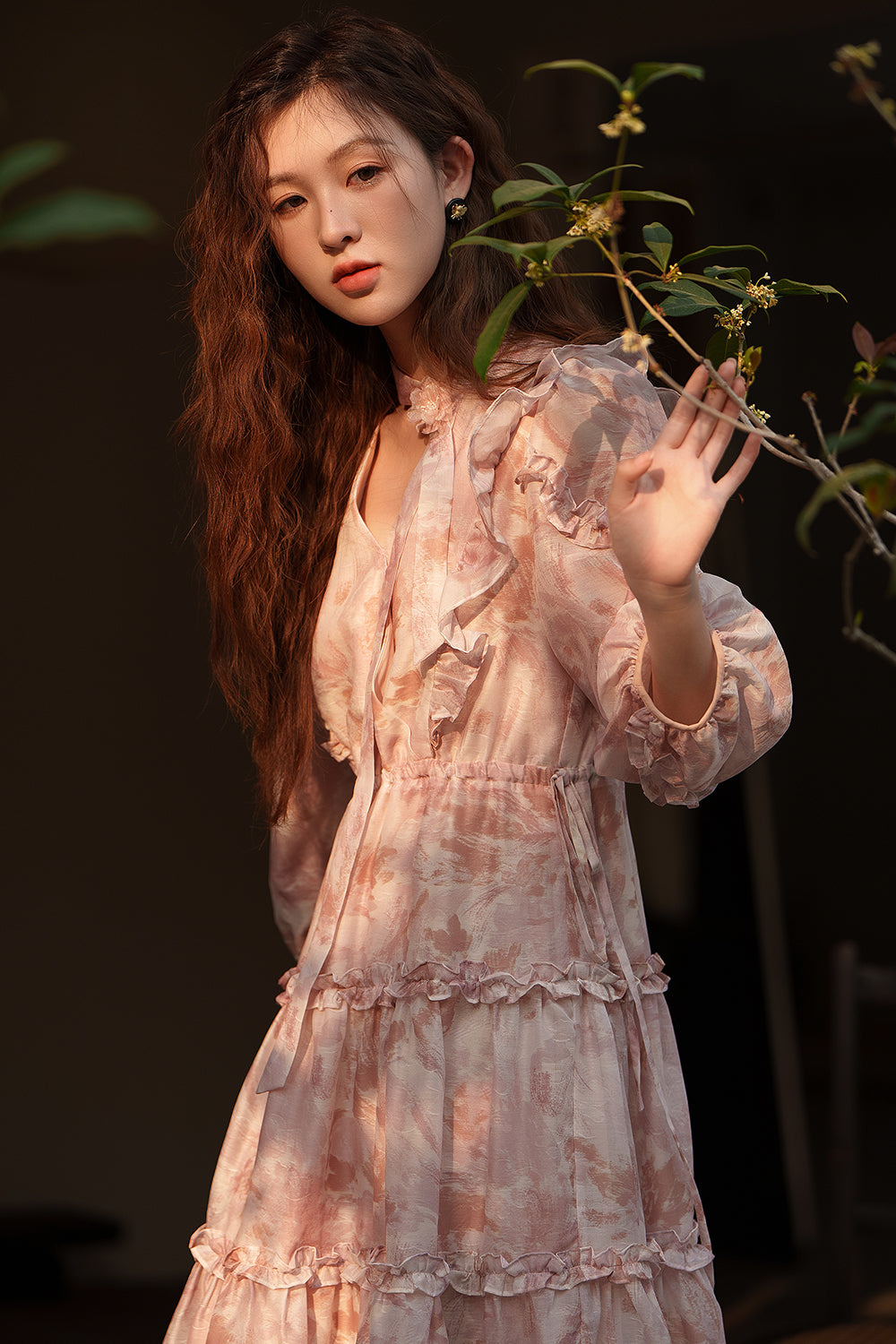 Váy Maxi Hoa Chữ A Cho Nữ
