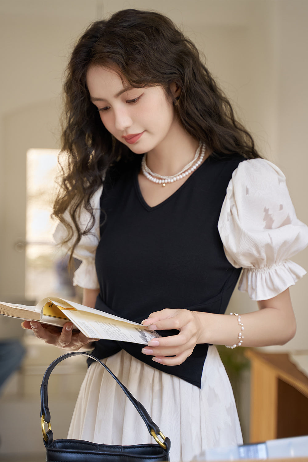 Gaun Maxi A-line untuk Wanita