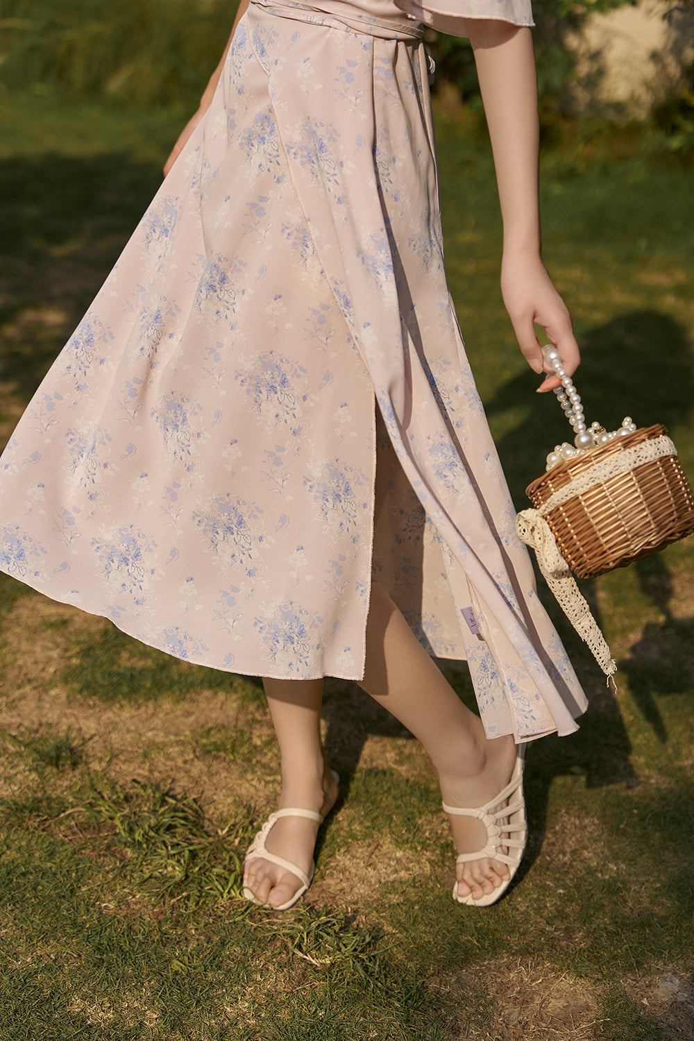 A-line Floral Maxi Dress for Women