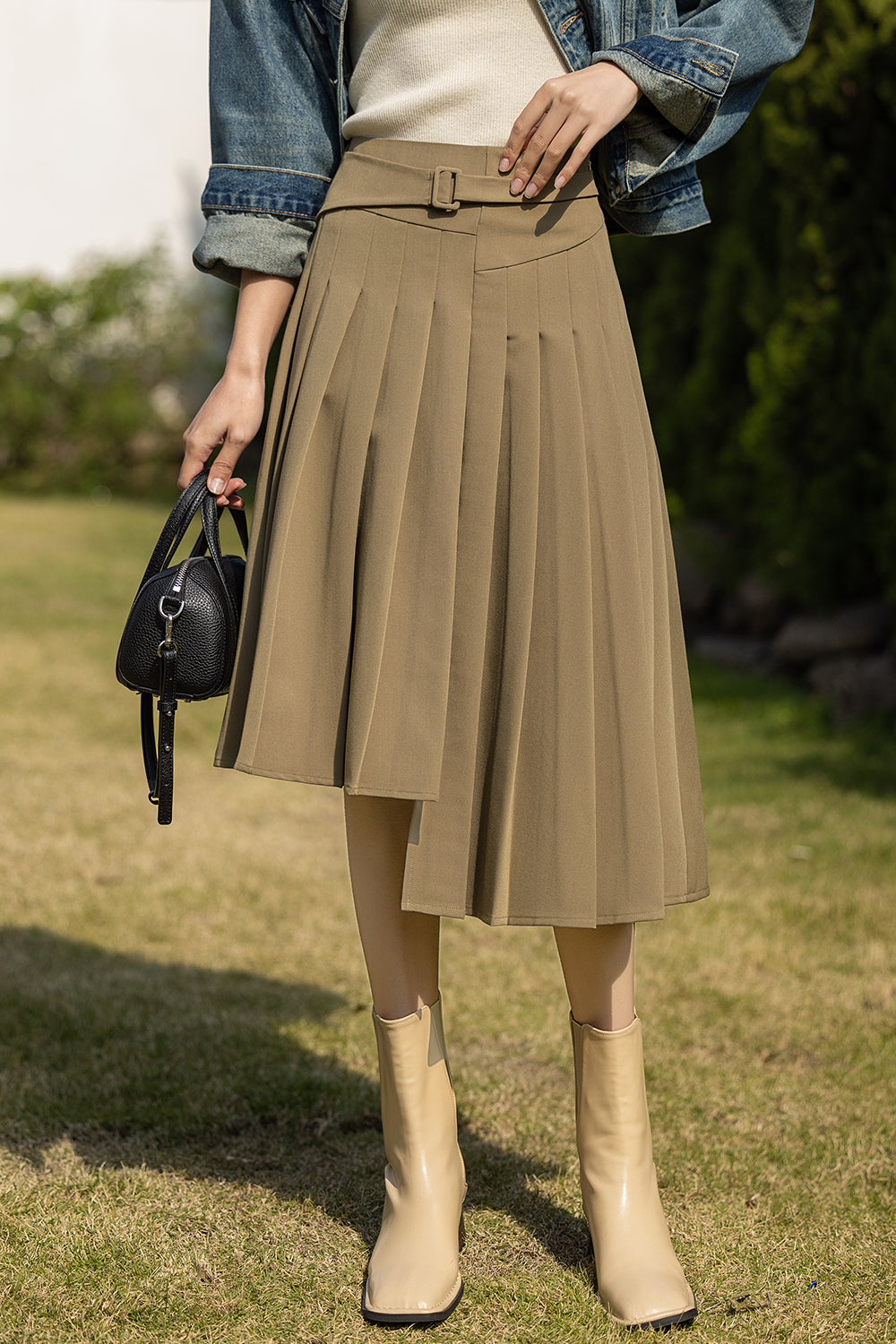 A Line Maxi Skirt for Women