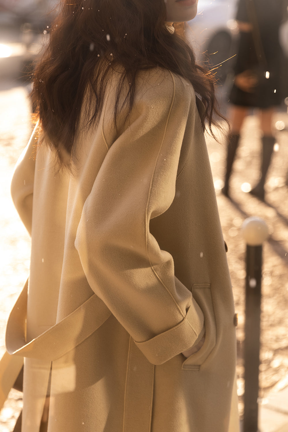 เสื้อโค้ทผ้าขนสัตว์สำหรับผู้หญิง