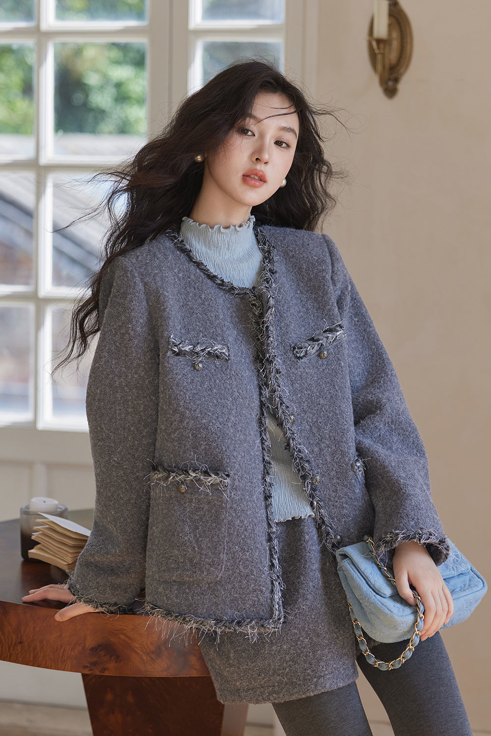 Set Mantel dan Celana Pendek Dijual Terpisah