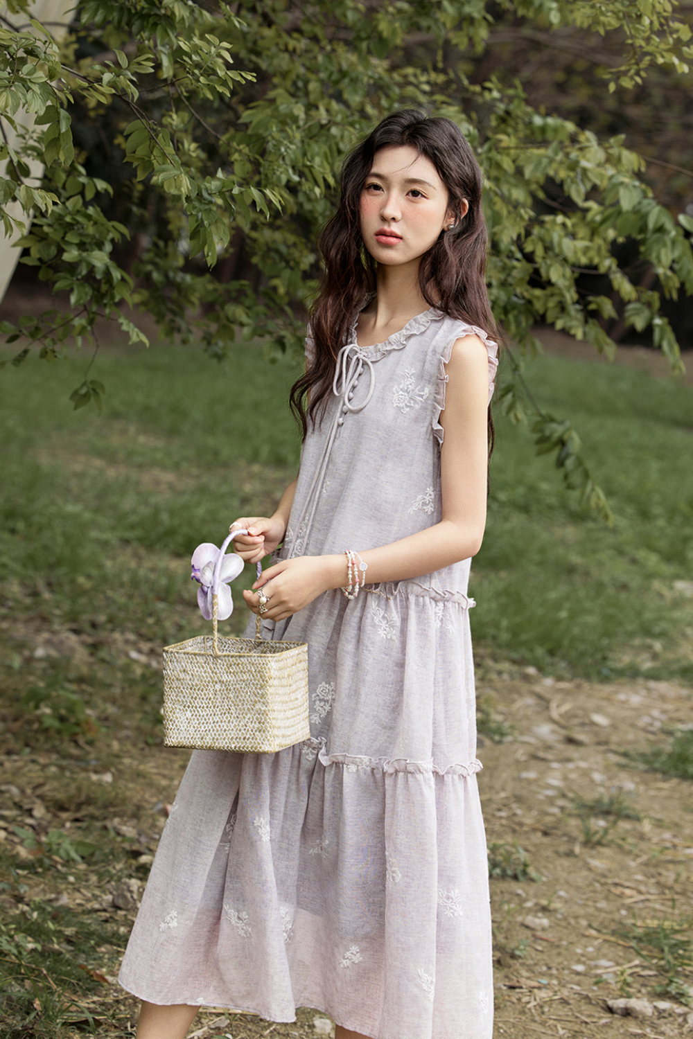 Gaun Tanpa Lengan Model A untuk Wanita