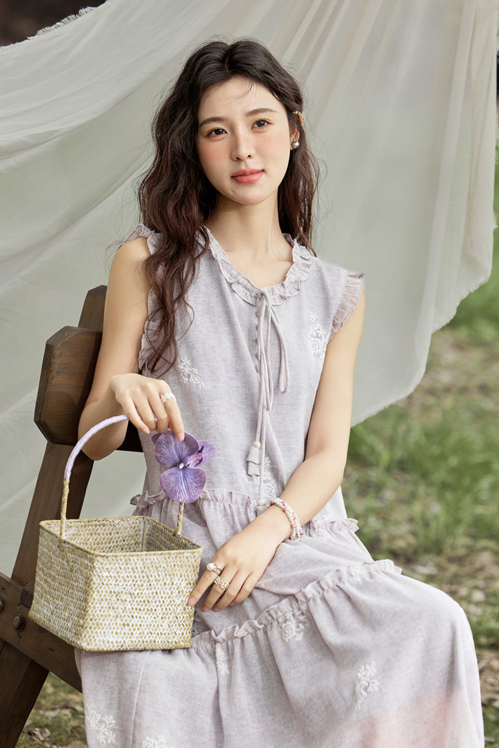 Gaun Tanpa Lengan Model A untuk Wanita