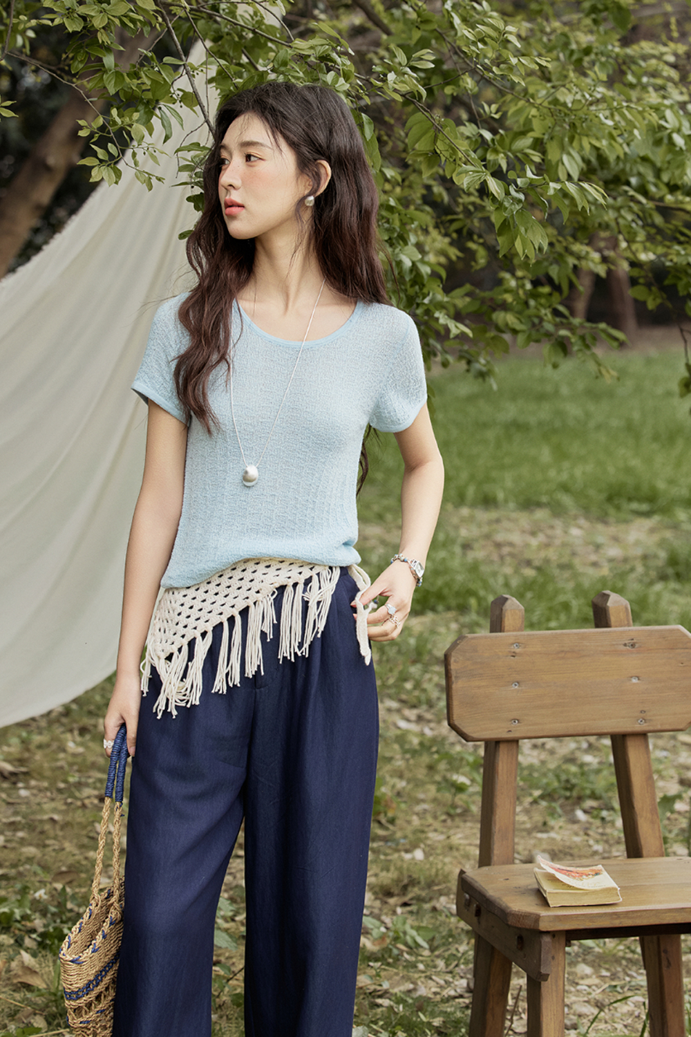 Knit T-shirt for Women