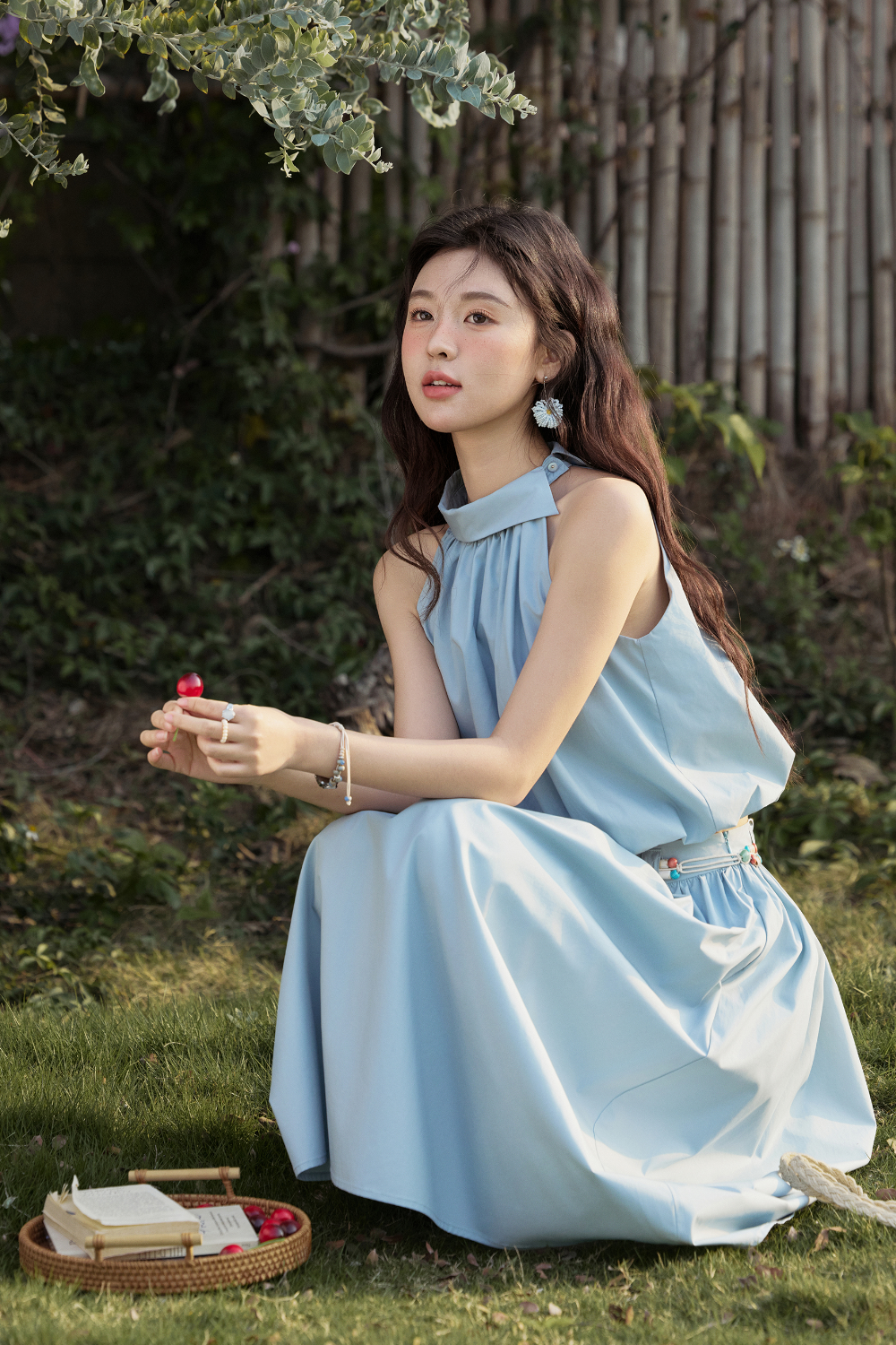 Halter Blouse and Skirt Set