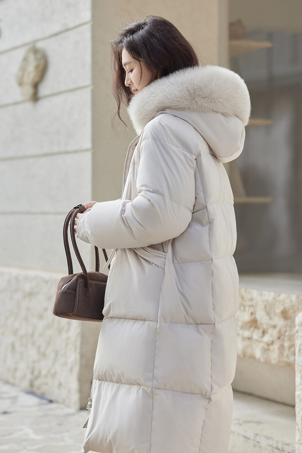 Áo khoác phao mùa đông cho nữ