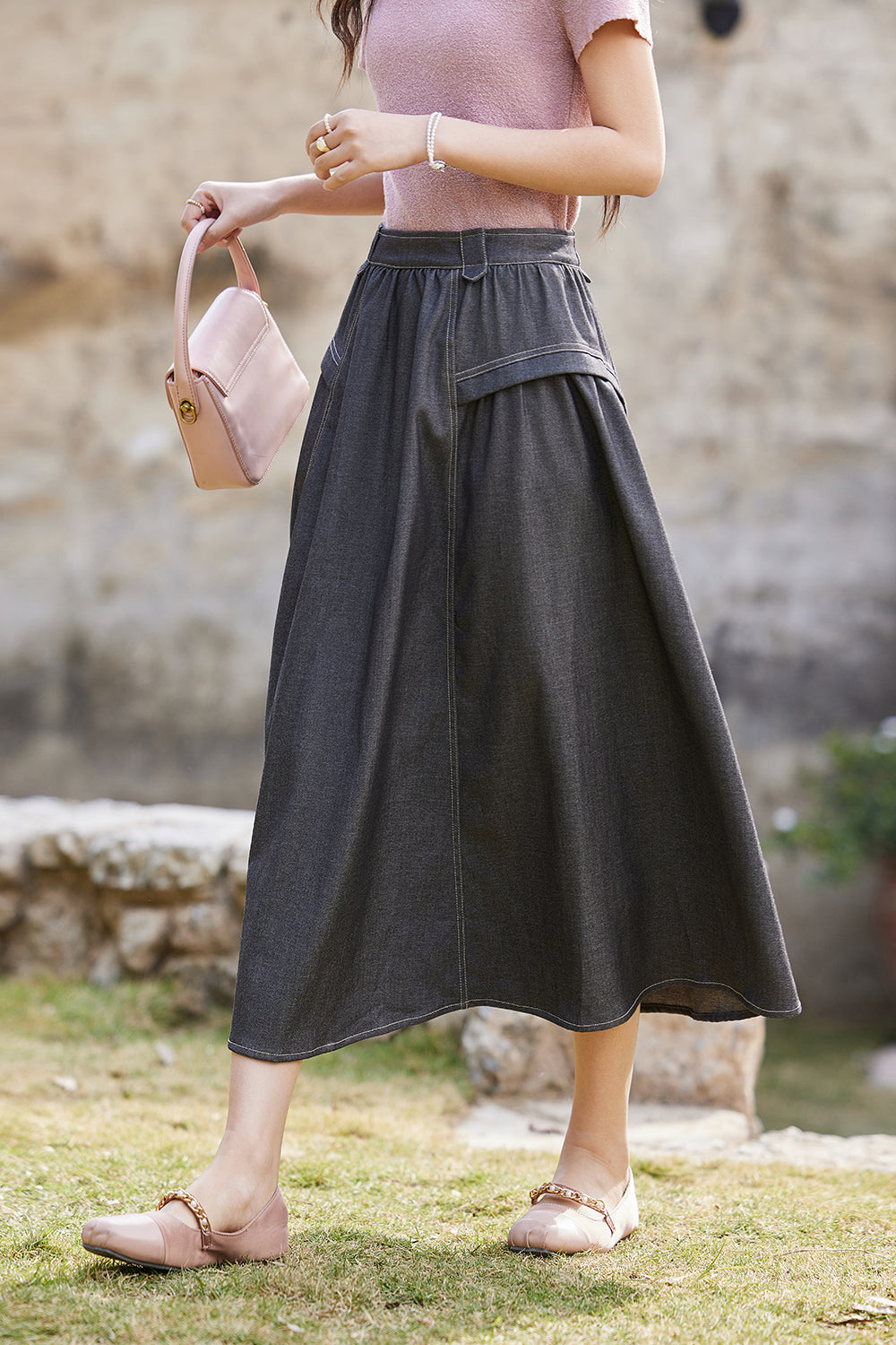 Chân váy Maxi chữ A dành cho nữ