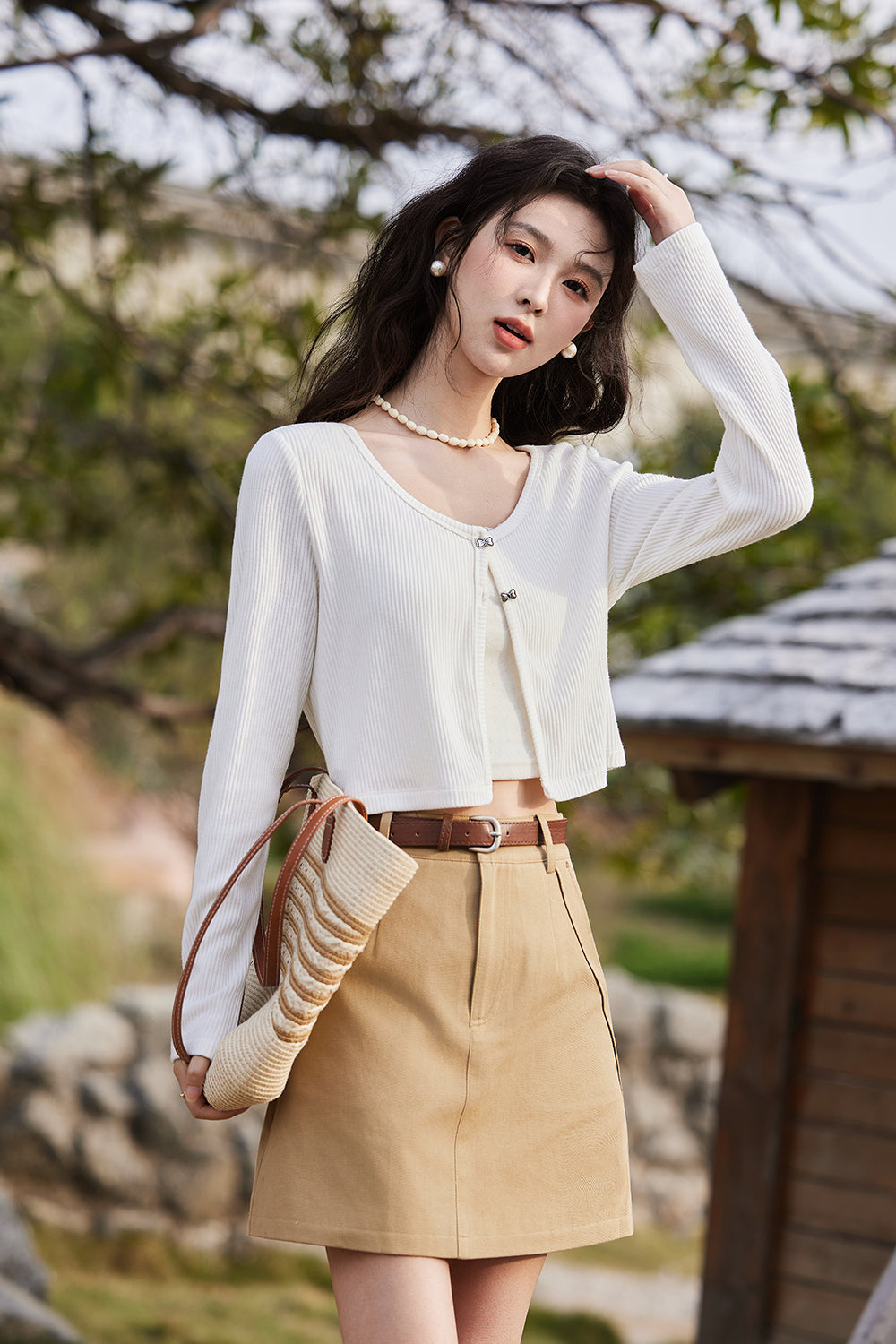 เสื้อคาร์ดิแกนถักสำหรับผู้หญิง