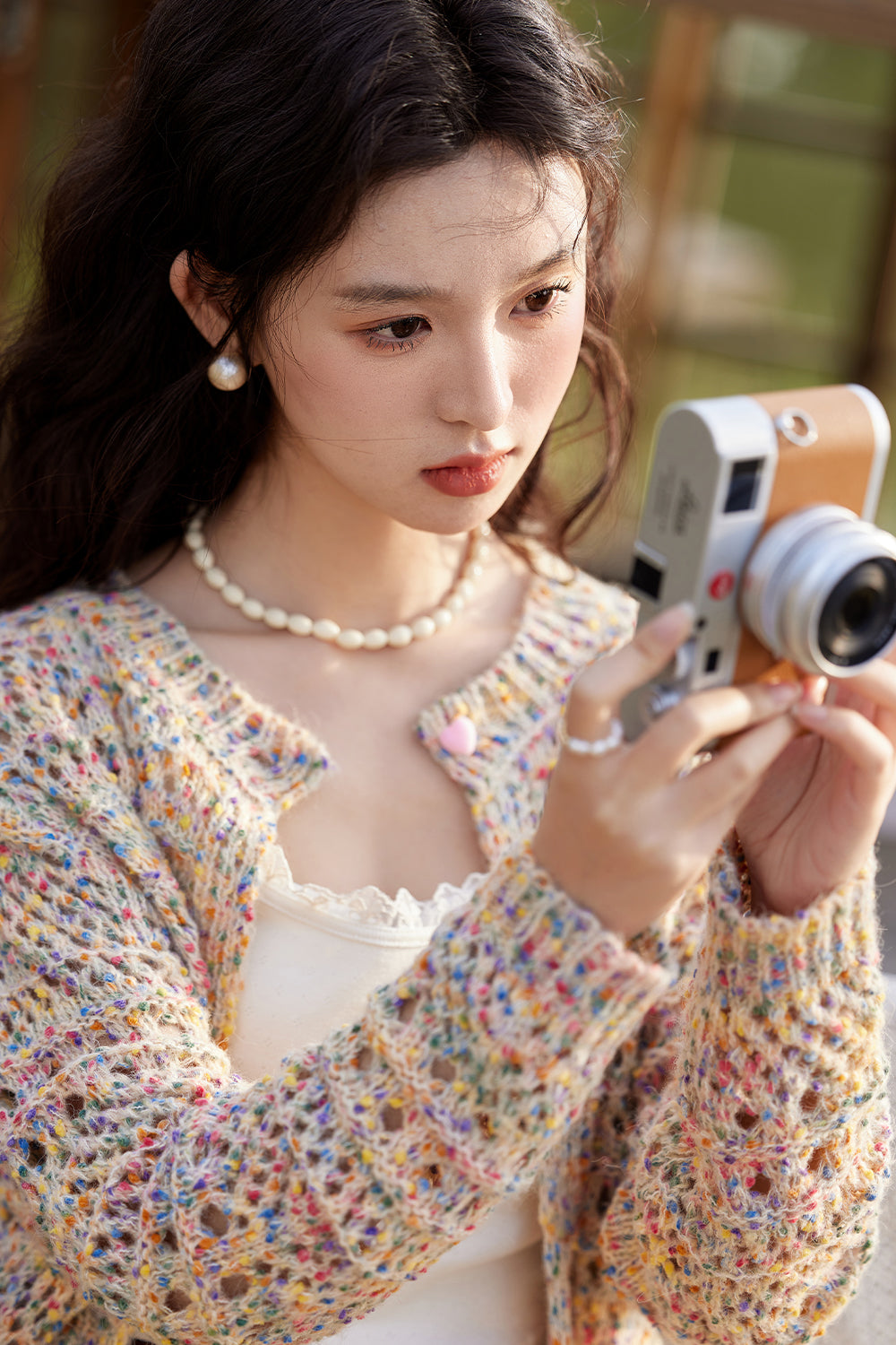 여성용 니트 카디건