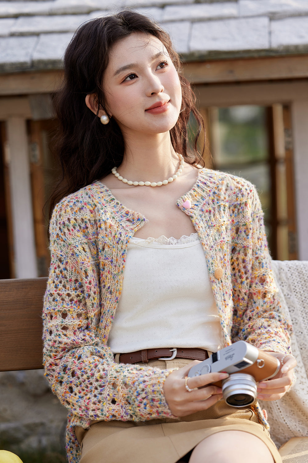 여성용 니트 카디건