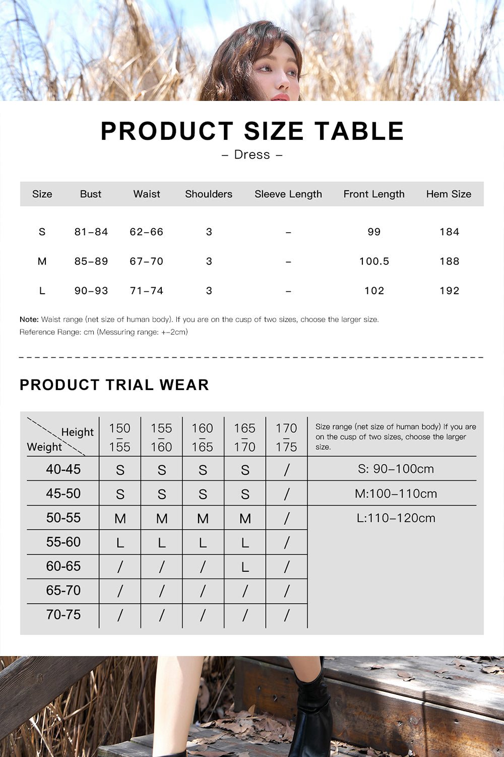 Gaun Midi Tanpa Lengan untuk Wanita