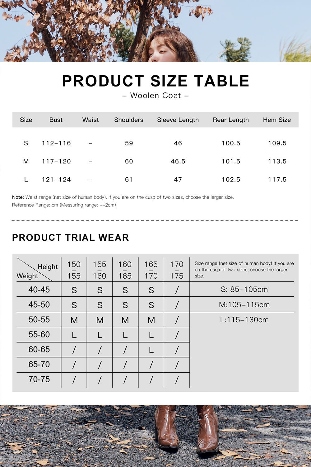 Mantel Wol untuk Wanita