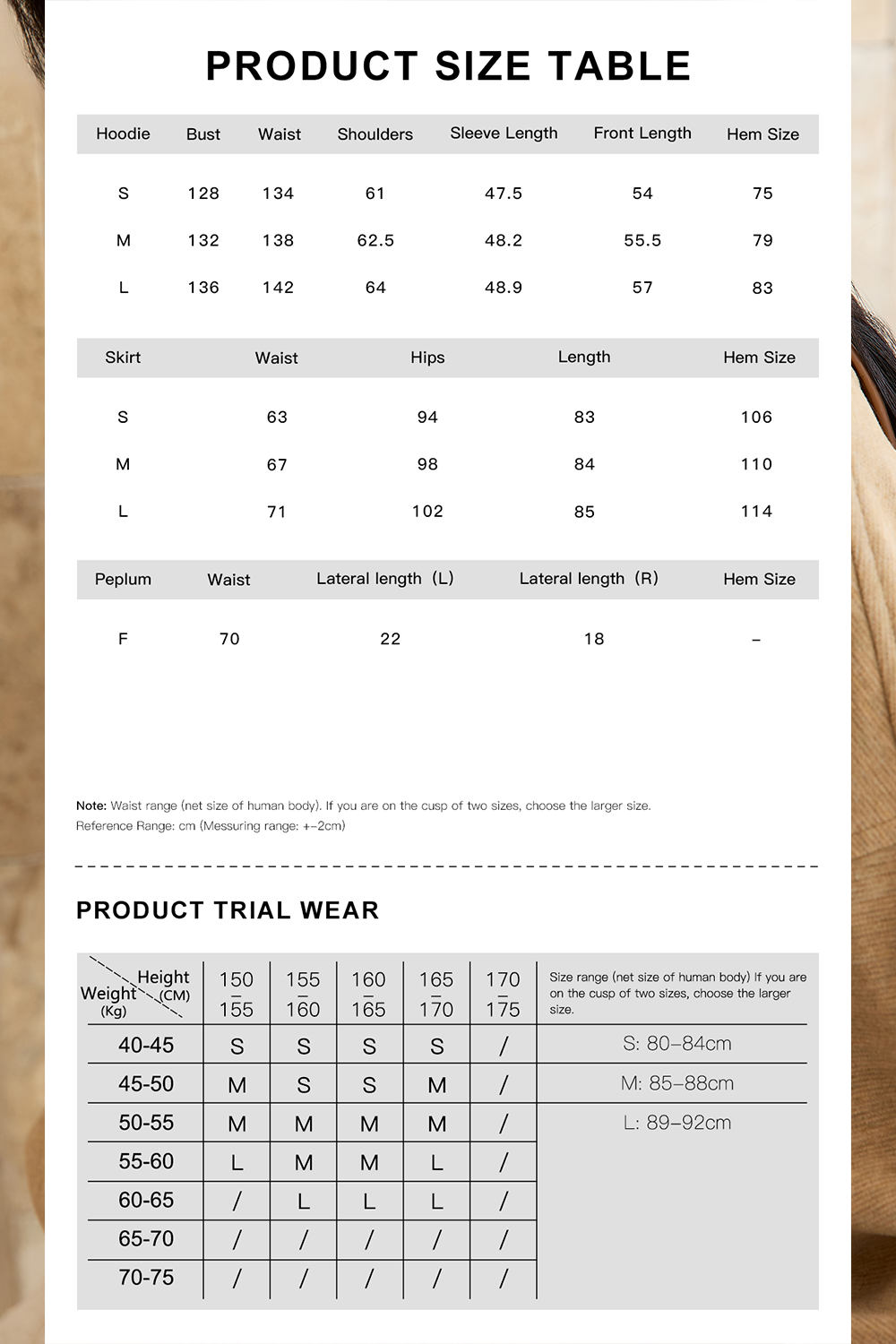 Sweatshirt and Skirt Suit Set