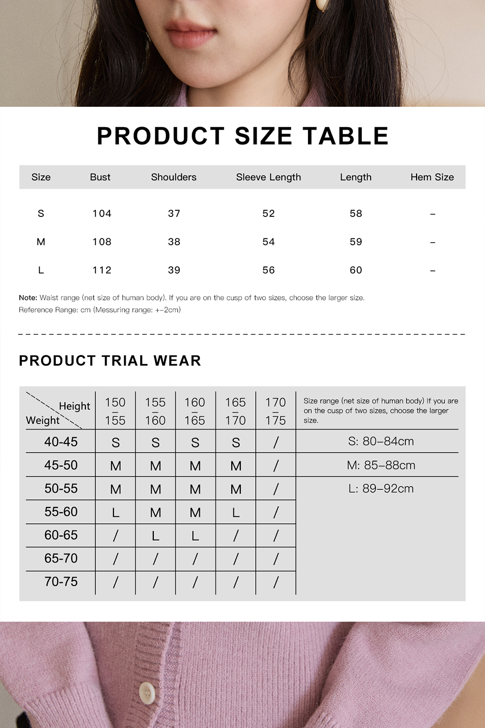 Knit Shirt+Scarf for Women