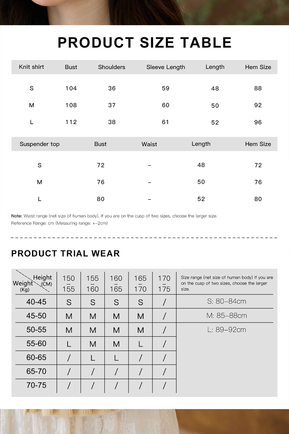 Set Kemeja Rajut untuk Wanita