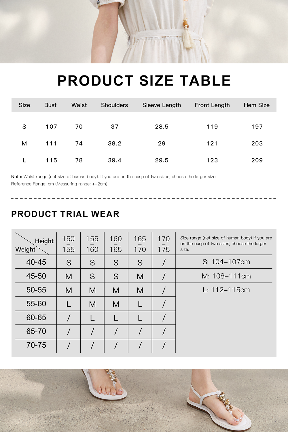 Maxi Dress+Belt for Women