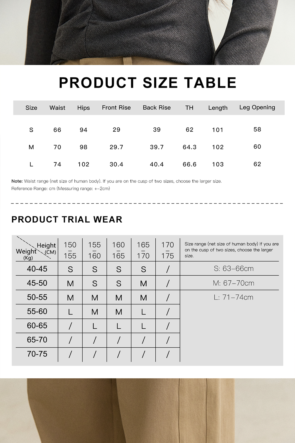 Straight-leg Pants for Women MISHOW