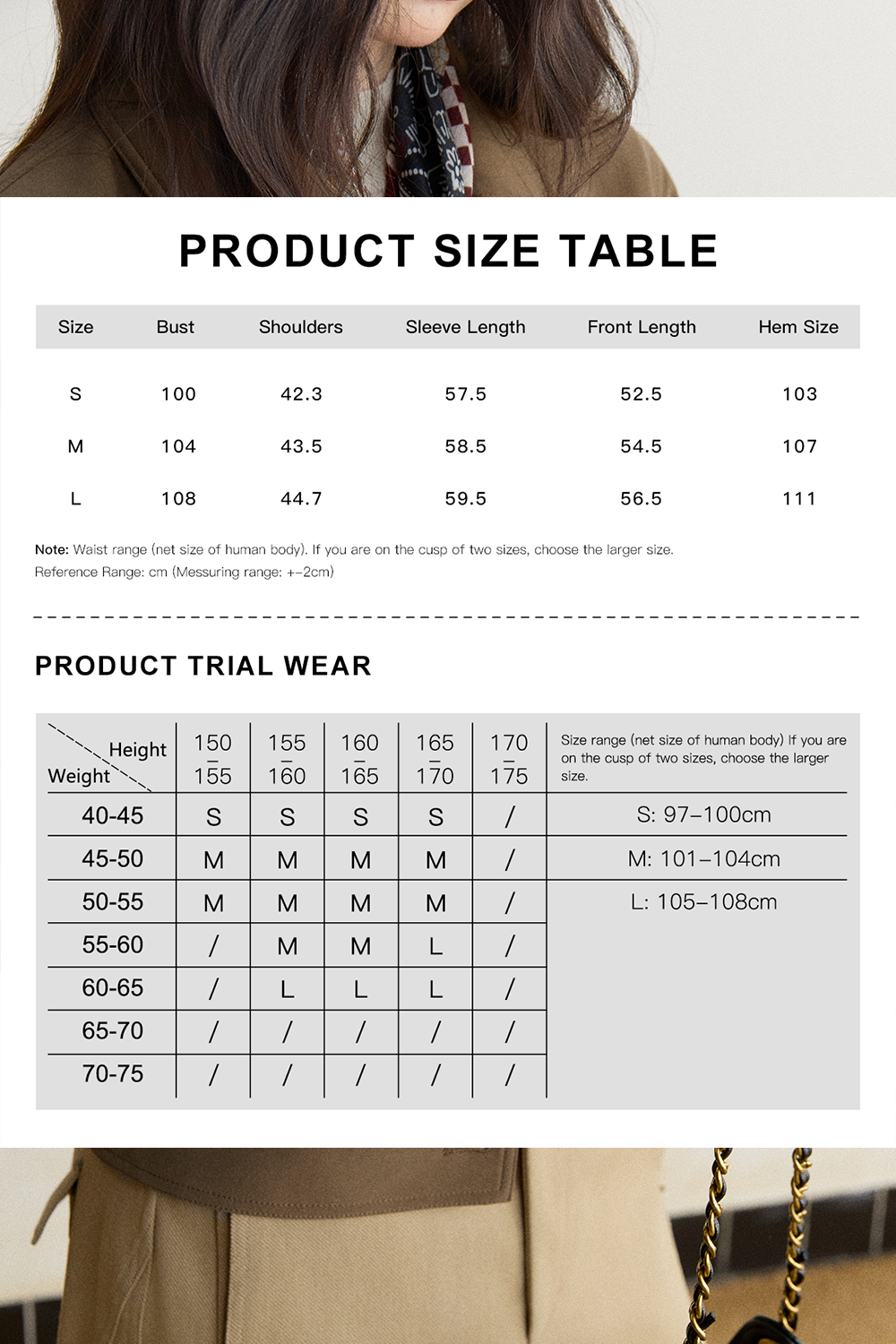 Coat for Women MISHOW