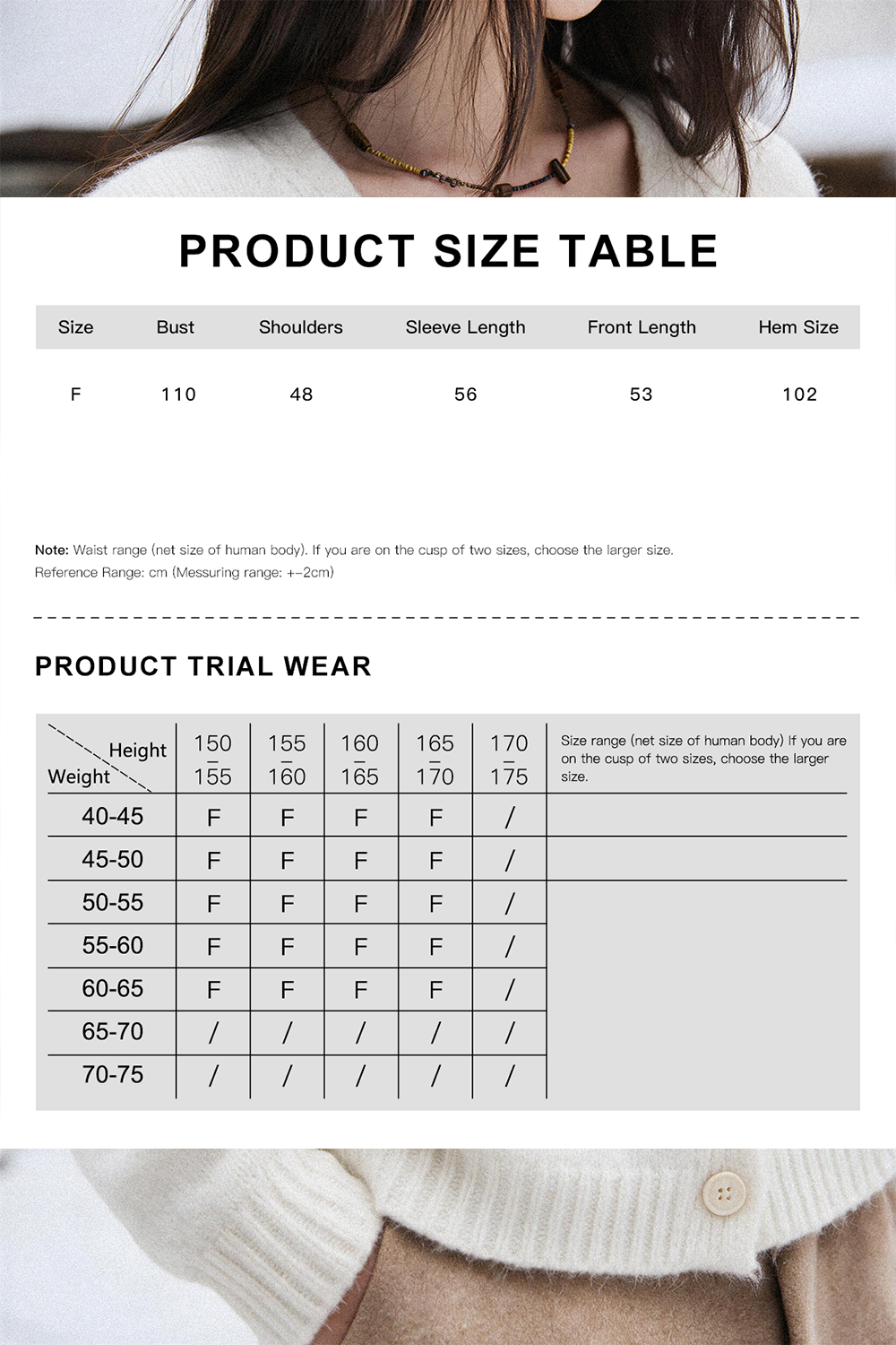 Knit Cardigan for Women MISHOW
