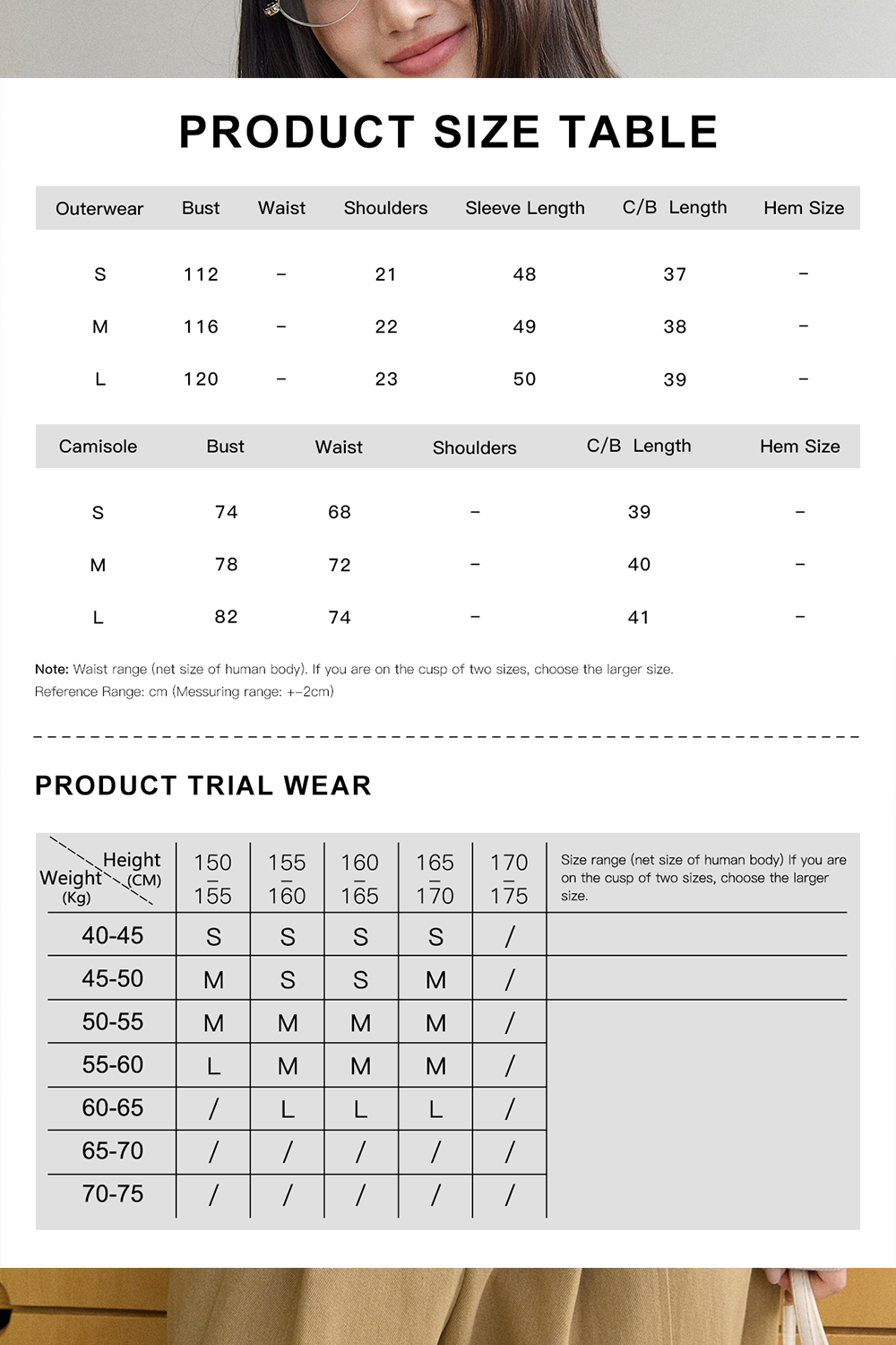Cardigan + Camisole for Women MISHOW