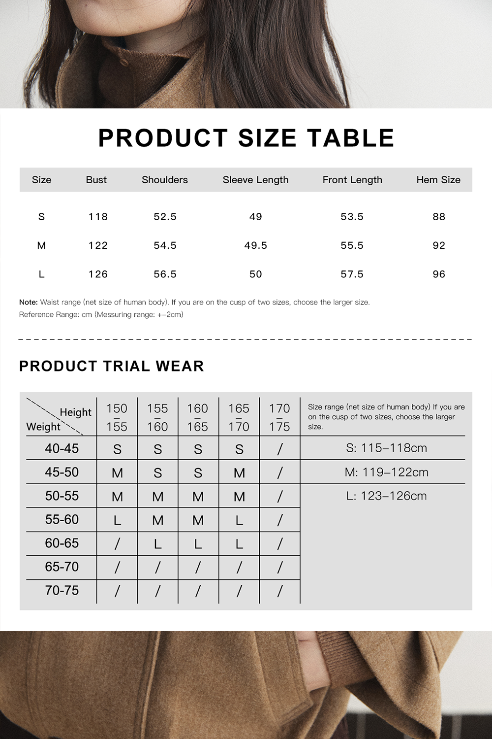 Coat for Women MISHOW