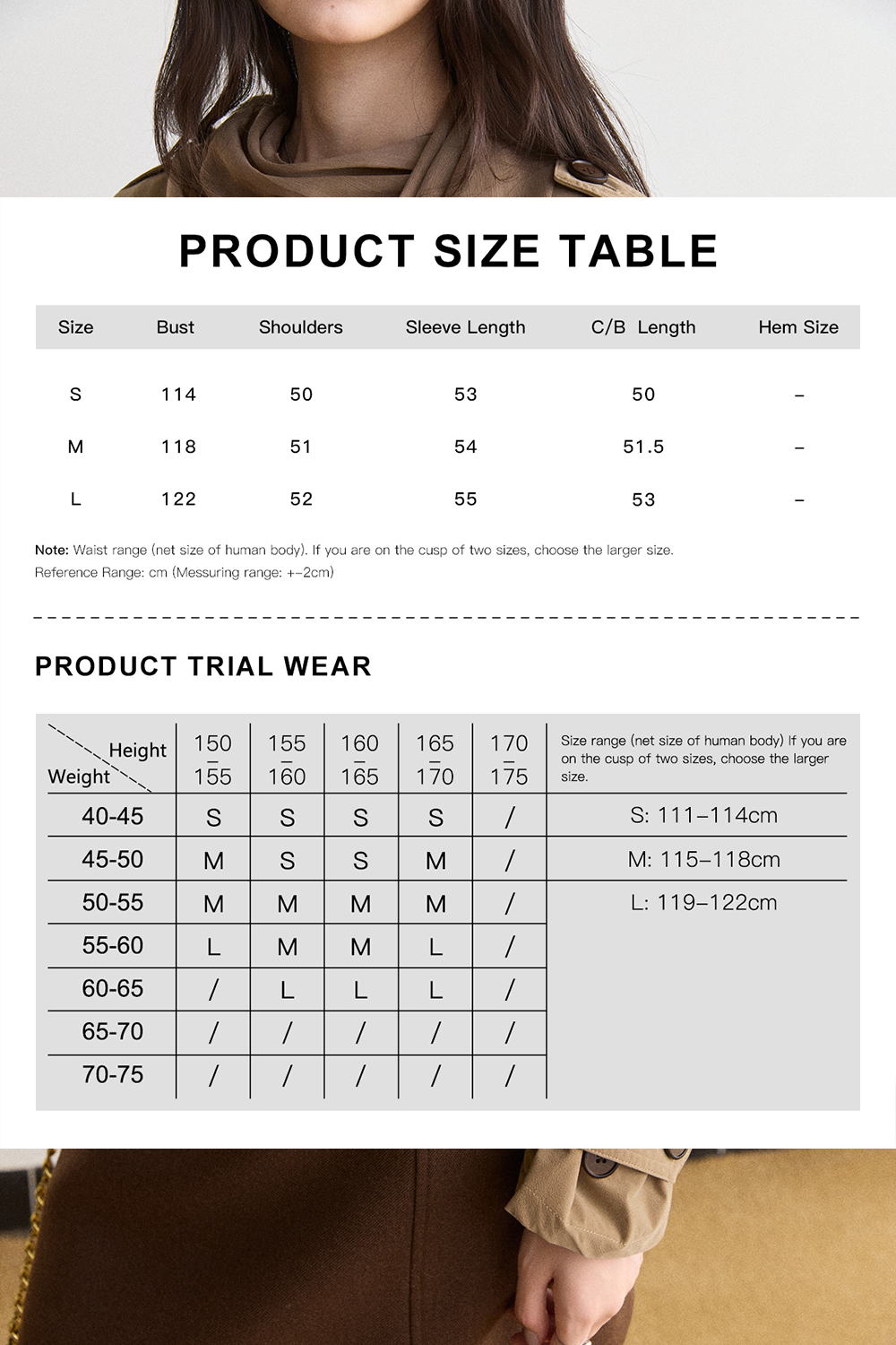 Coat for Women MISHOW