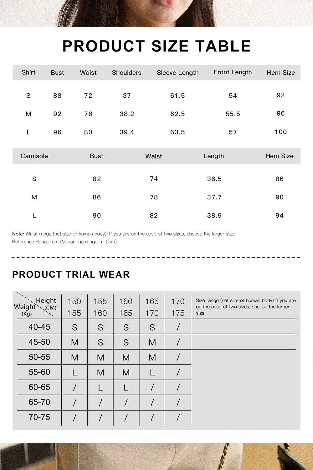 Shirt+ Camisole for Women MISHOW