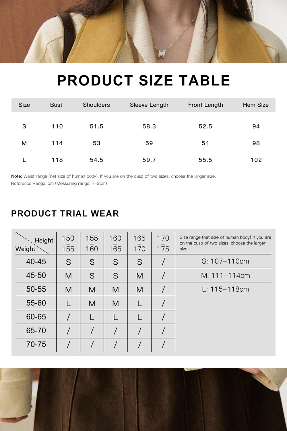 Coat for Women MISHOW