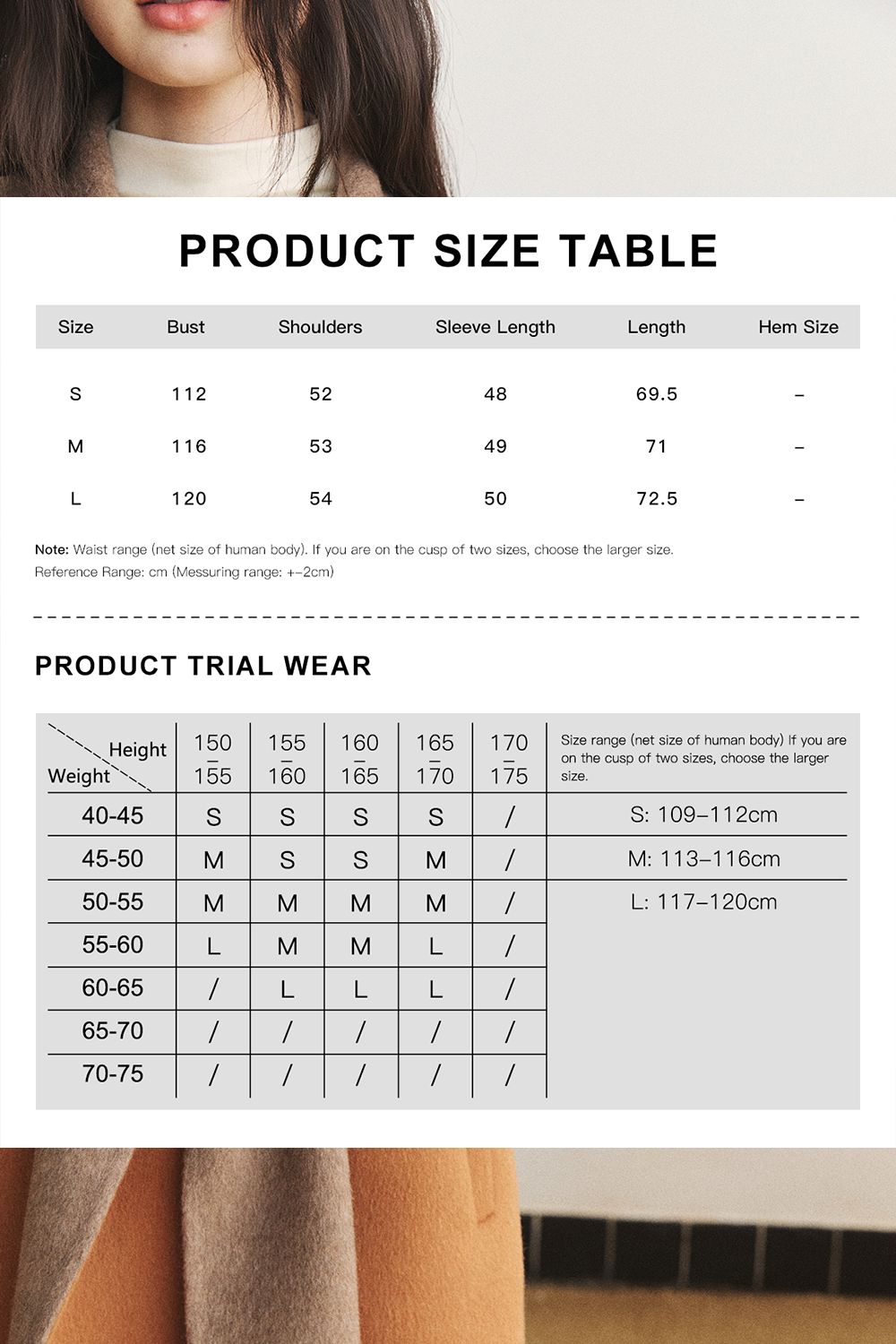 Coat for Women MISHOW