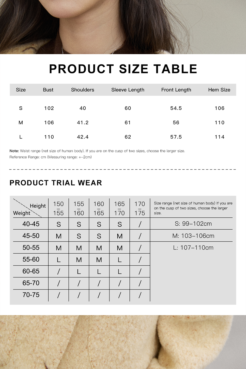 Coat for Women MISHOW