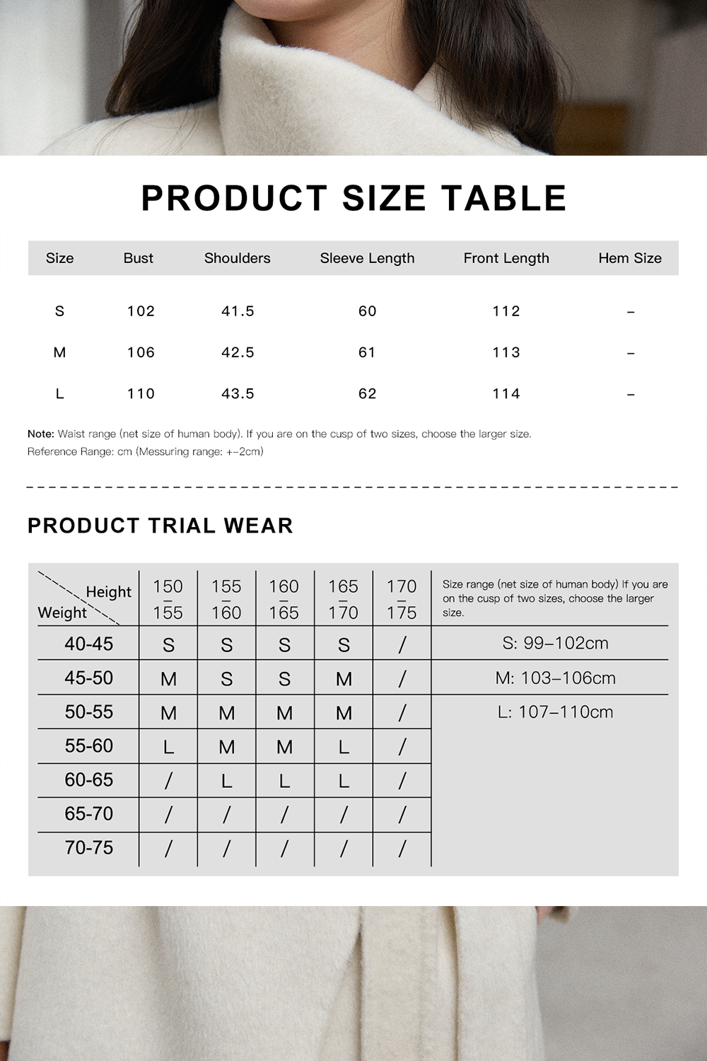 Woolen Coat for Women MISHOW