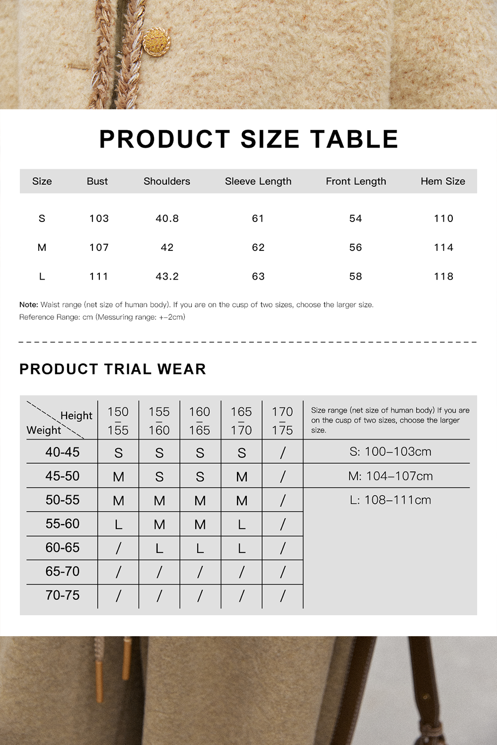 Coat for Women MISHOW