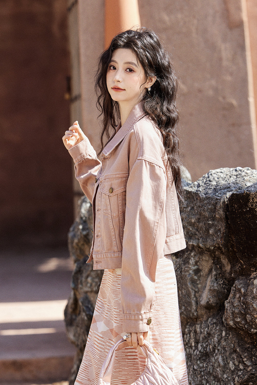 Set Gaun dan Mantel Tali Spaghetti Dijual Terpisah