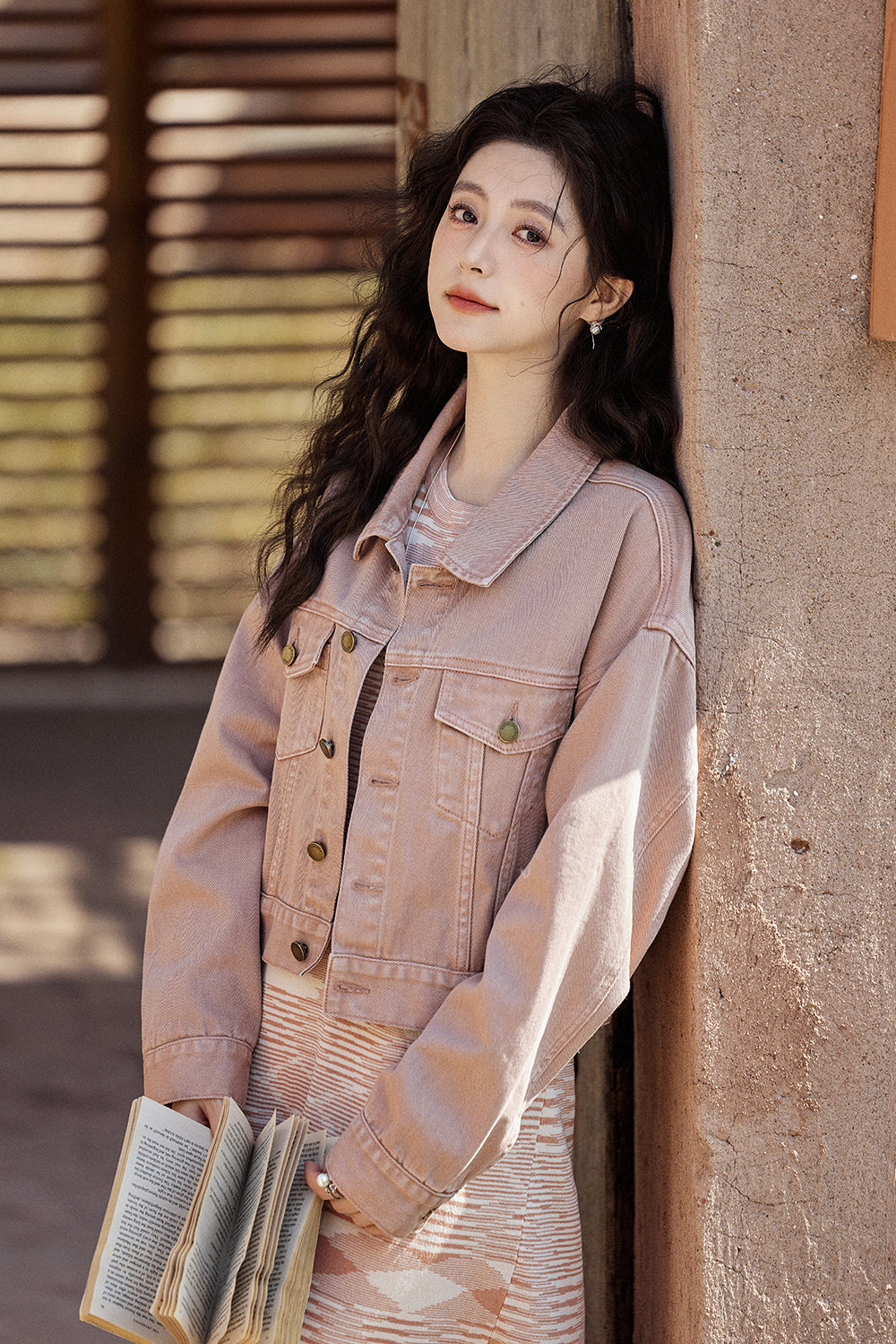 Set Gaun dan Mantel Tali Spaghetti Dijual Terpisah