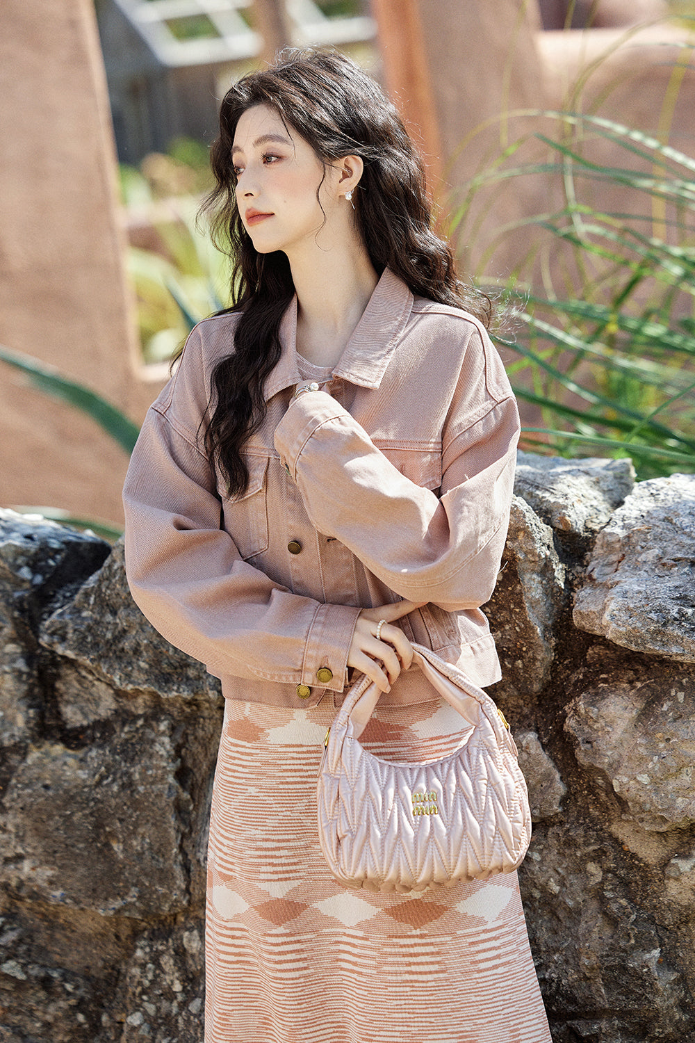 Set Gaun dan Mantel Tali Spaghetti Dijual Terpisah